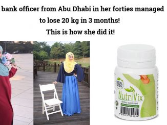 A bank officer from Abu Dhabi in her forties managed to lose 20 kg in 3 months!