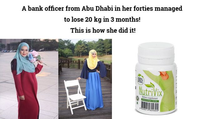 A bank officer from Abu Dhabi in her forties managed to lose 20 kg in 3 months!